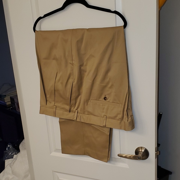 46 Waist US Chinos Khaki Pant Trousers - Picture 2 of 3